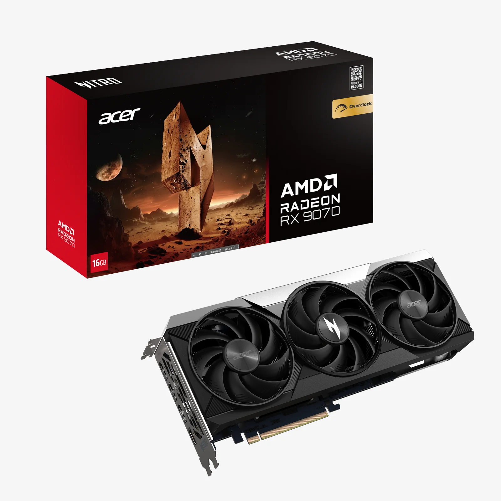 Acer Nitro Radeon RX 9070 OC 16GB