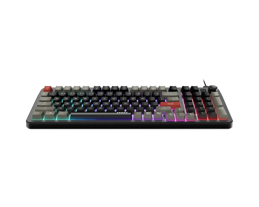 MSI FORGE GK110 FR Keyboard Black, US English