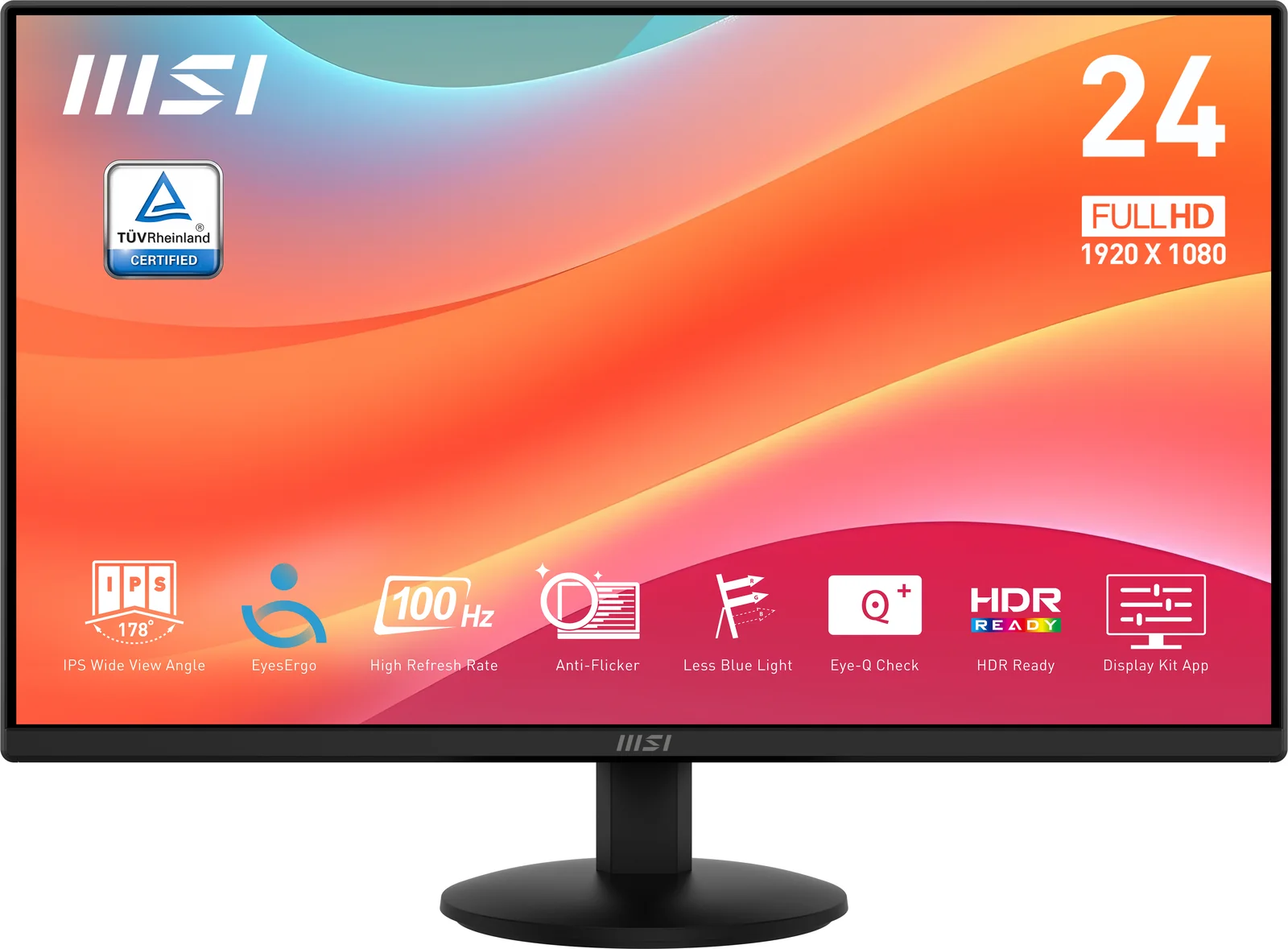 MSI Pro MP242L 23.8" Full HD IPS 100Hz Monitor