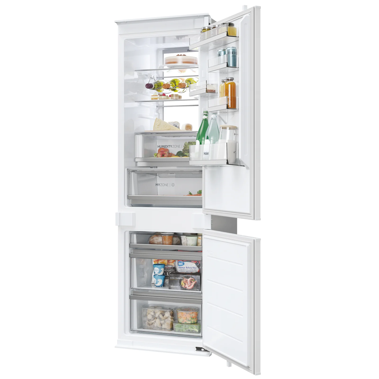 Haier HBW7518CTK 268L Integrated Fridge Freezer
