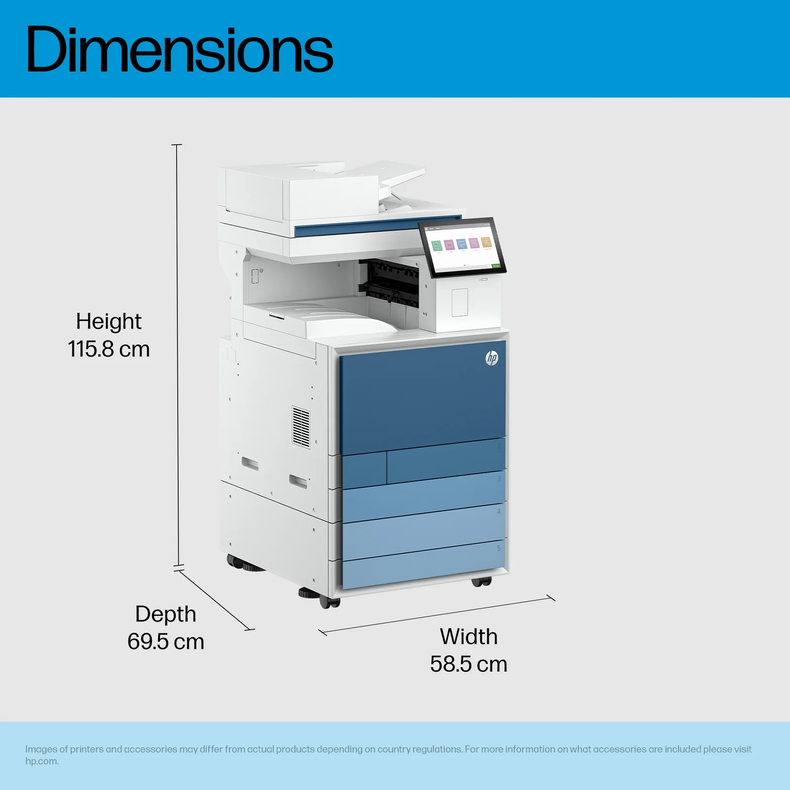 HP Clr LaserJet Ent MFP 8801dn Prntr Colour Laser Printer