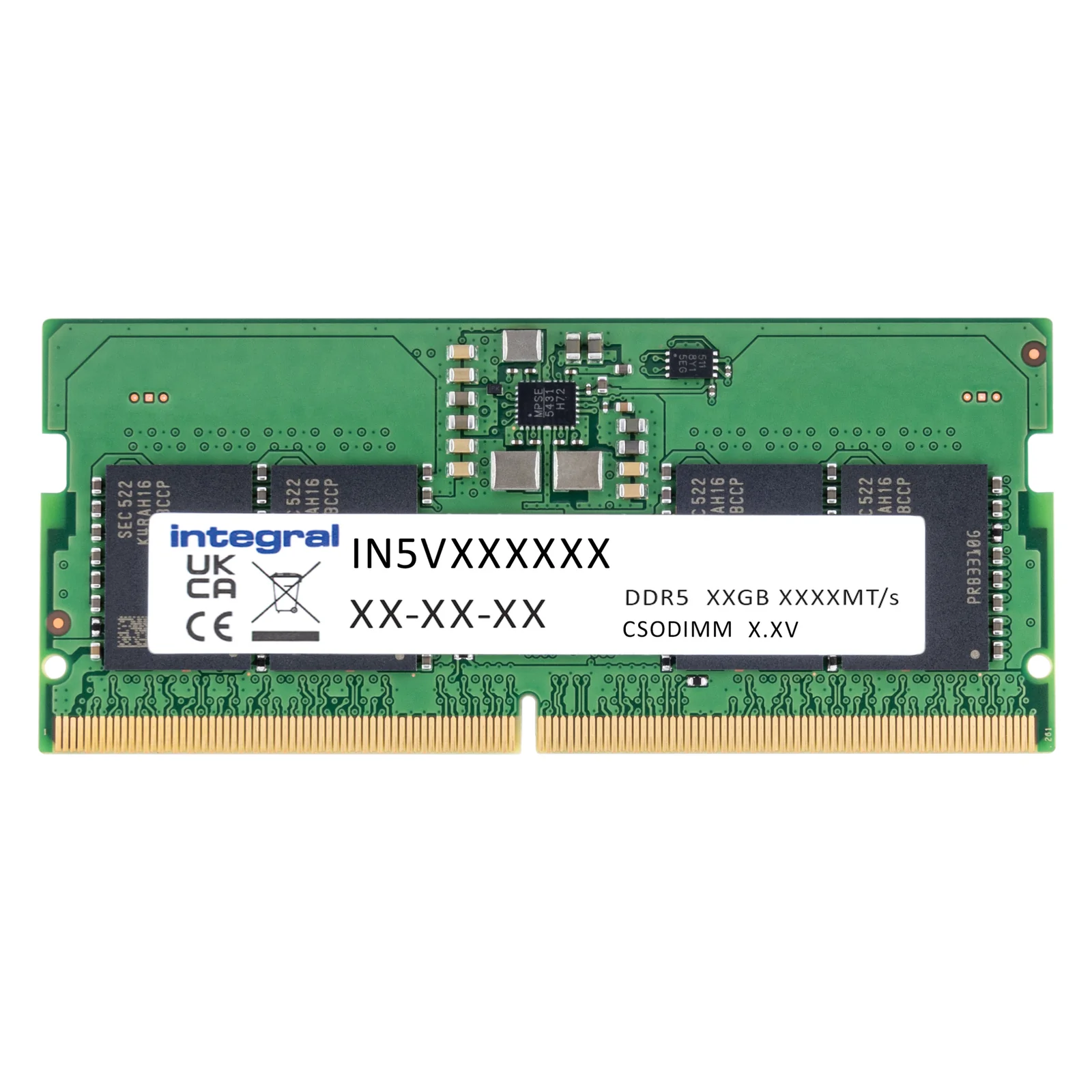 Integral IN5V8GCKWAX 8GB DDR5 SO-DIMM IN5V8GCKWAX