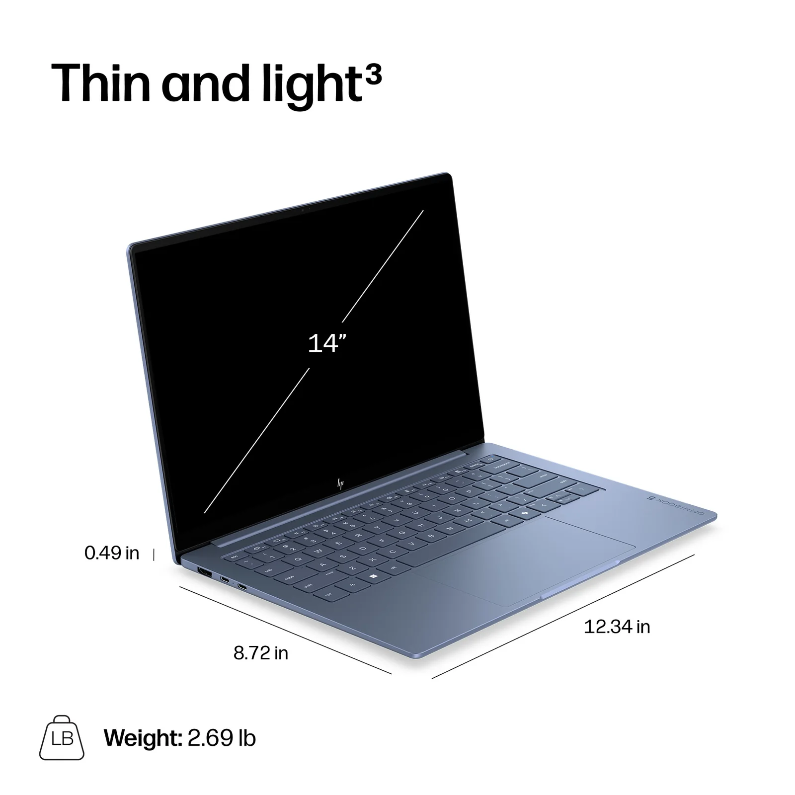 HP OmniBook 5 AI 14-mh0037nax 14", Intel Core 5 320, 16GB RAM, 512GB SSD