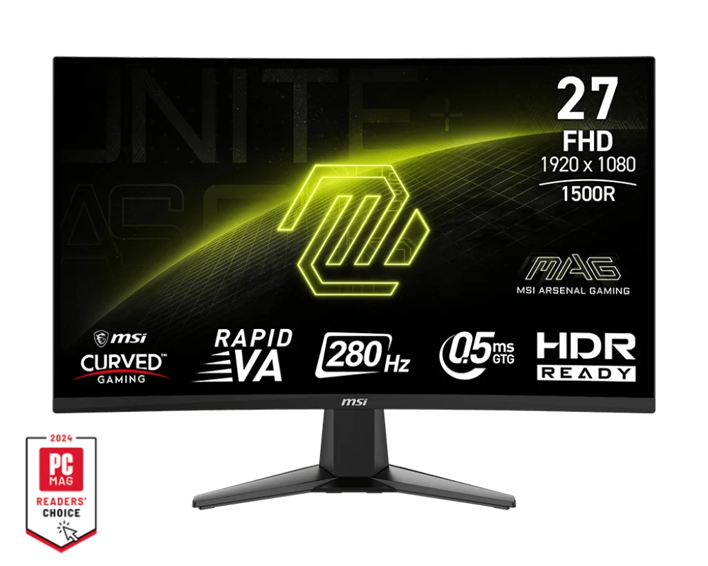 MSI MAG 276CXF 27" Full HD VA 280Hz Curved Monitor