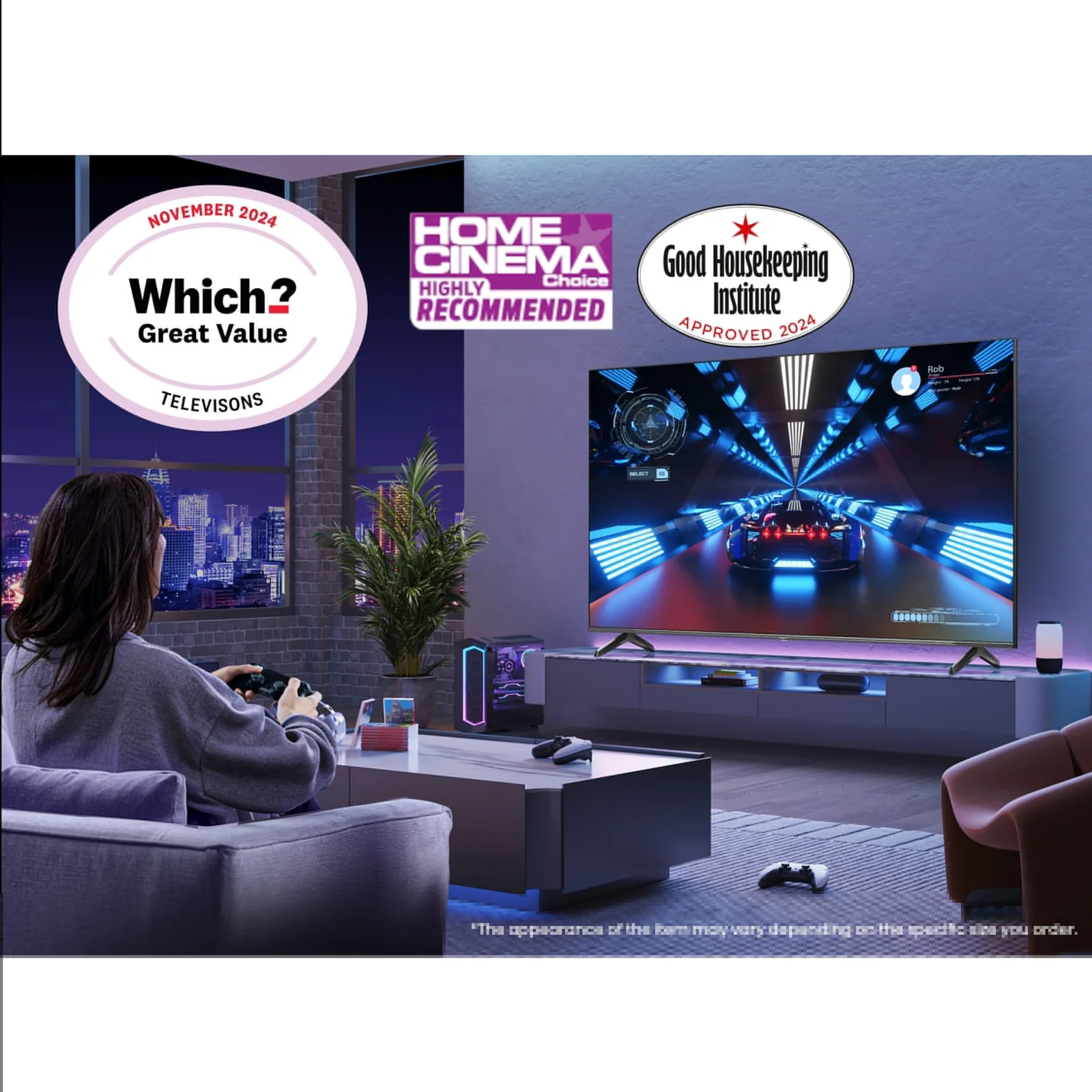 Hisense 55E7NQTUK PRO 55" 4K Smart TV