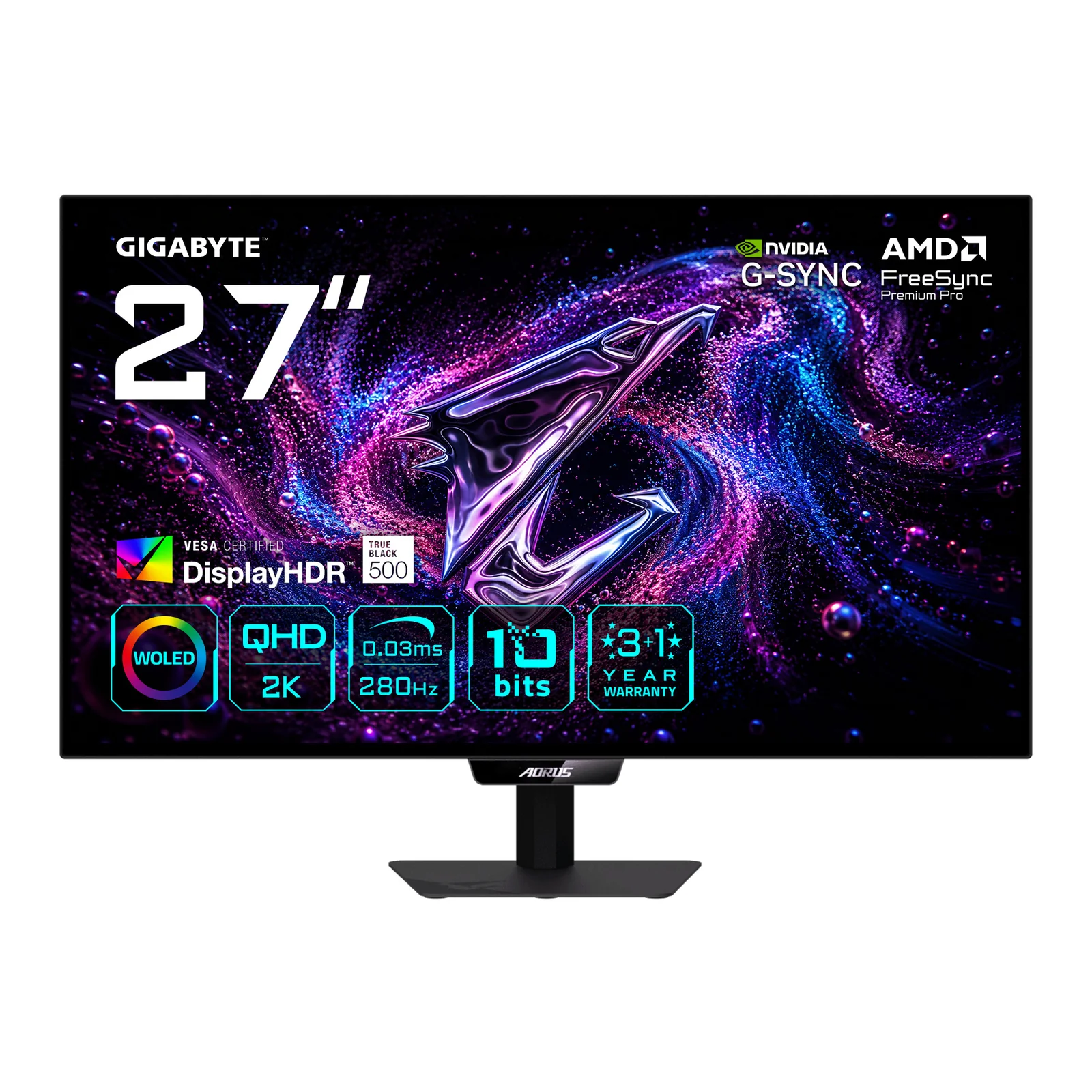 GIGABYTE AORUS ELITE FO27Q28G computer monitor