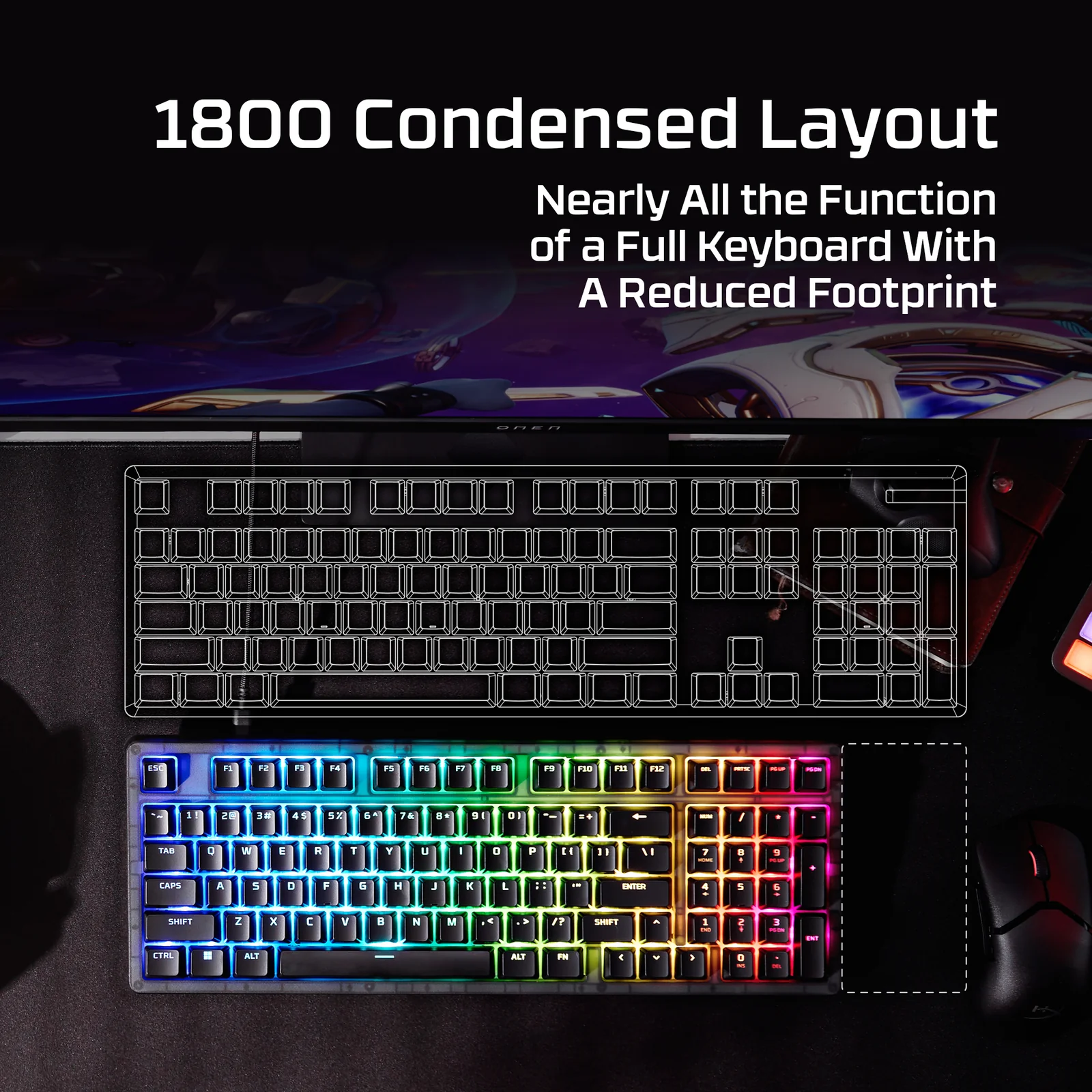HyperX Origins 2 1800 Keyboard Black