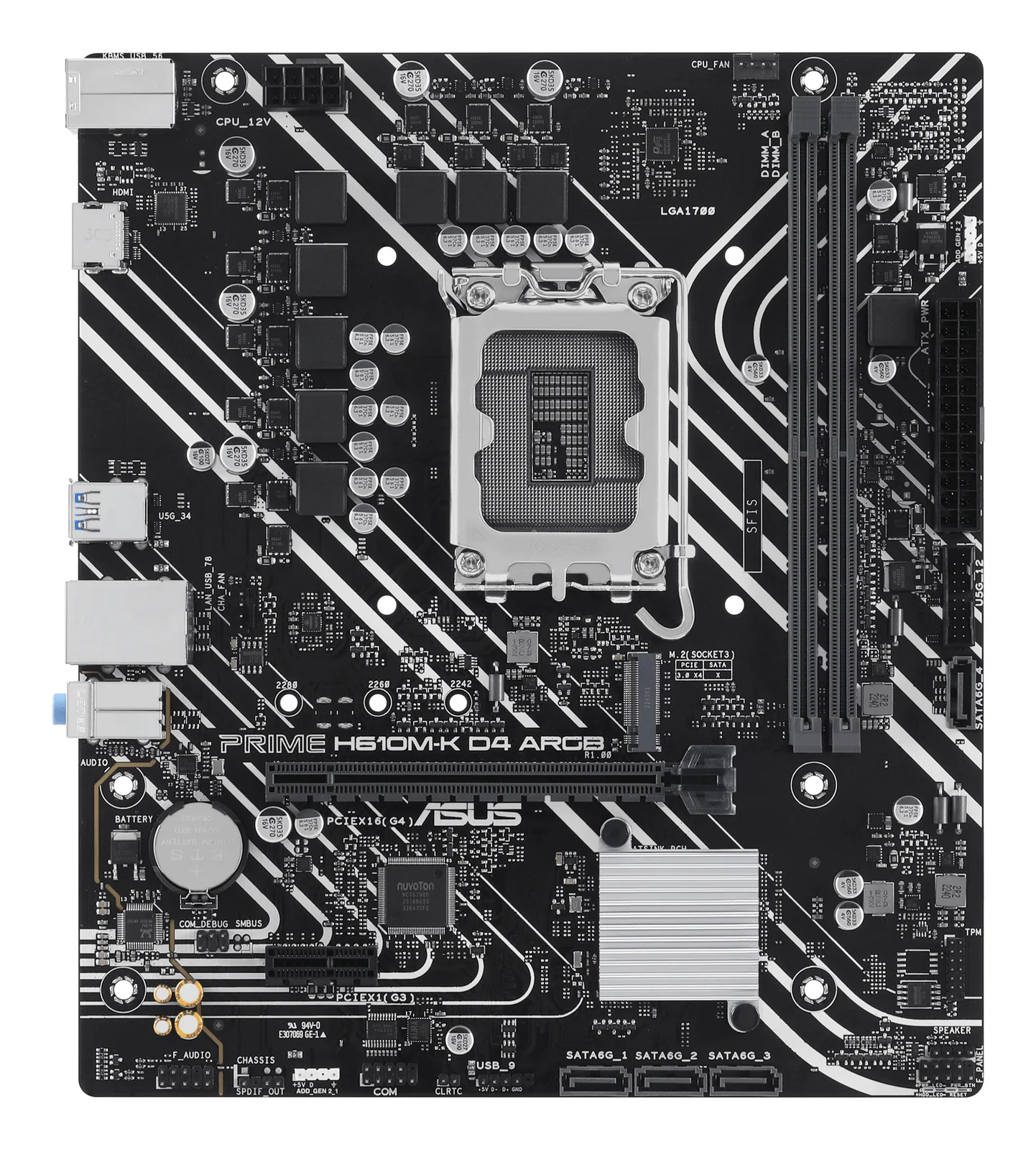 ASUS PRIME H610M-K D4 ARGB