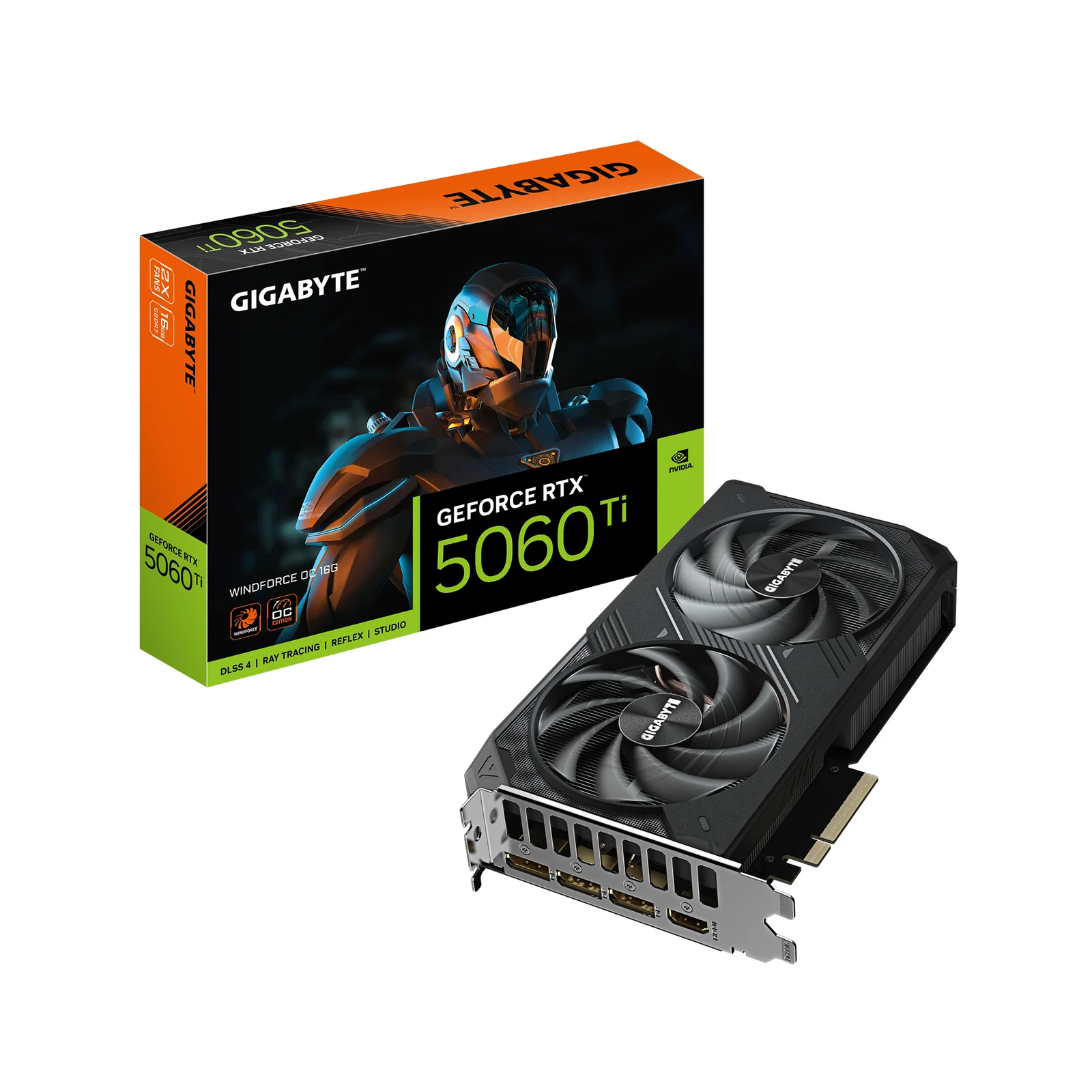 GIGABYTE GeForce RTX 5060 Ti WINDFORCE OC 16G