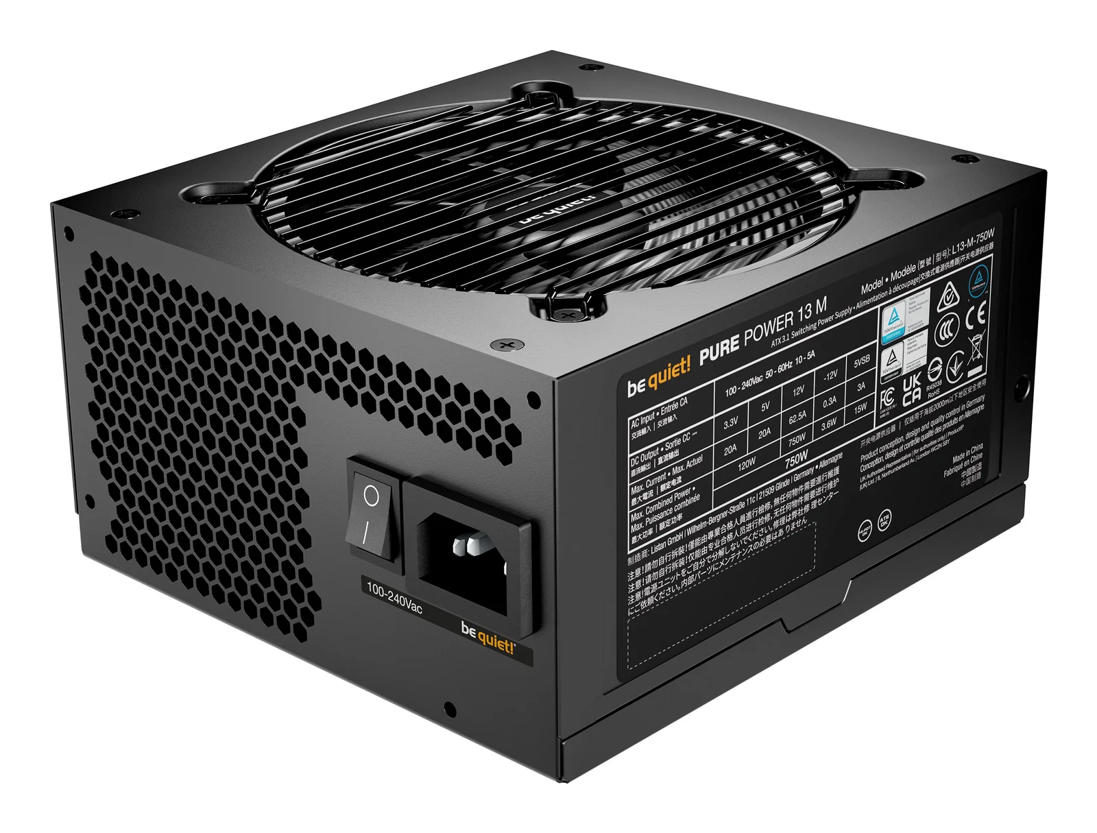 be quiet! Pure Power 13 M | 750W Power Supply