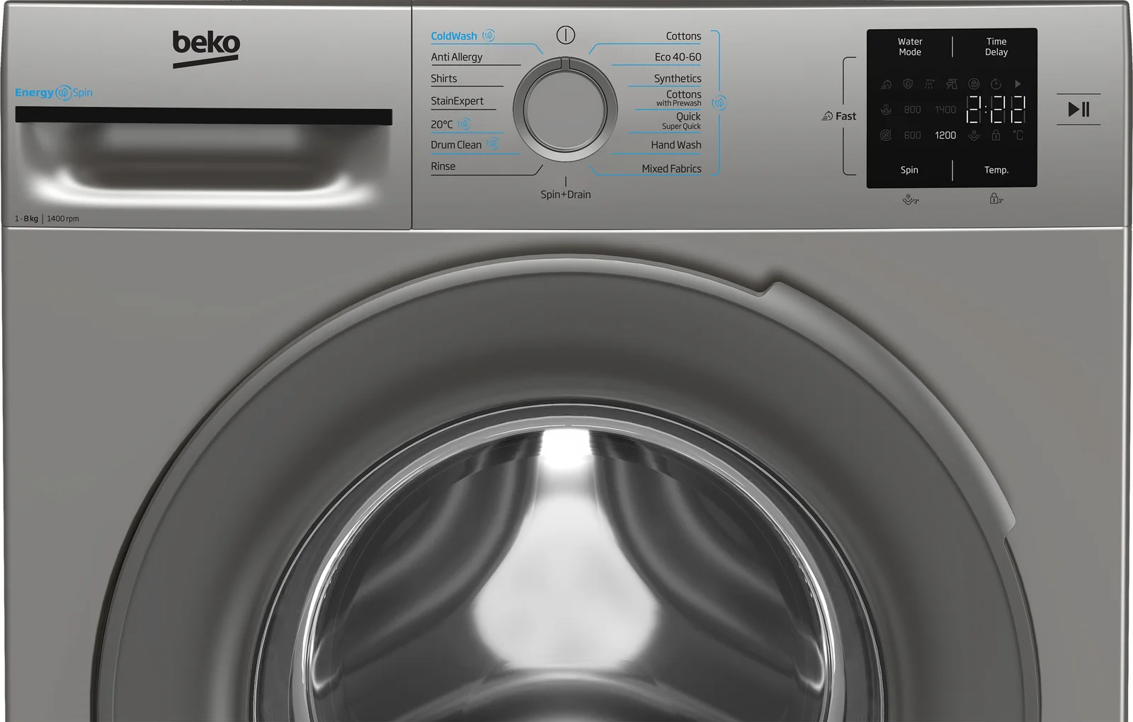 Beko BMN3WT3841S 8kg 1400rpm Washing Machine
