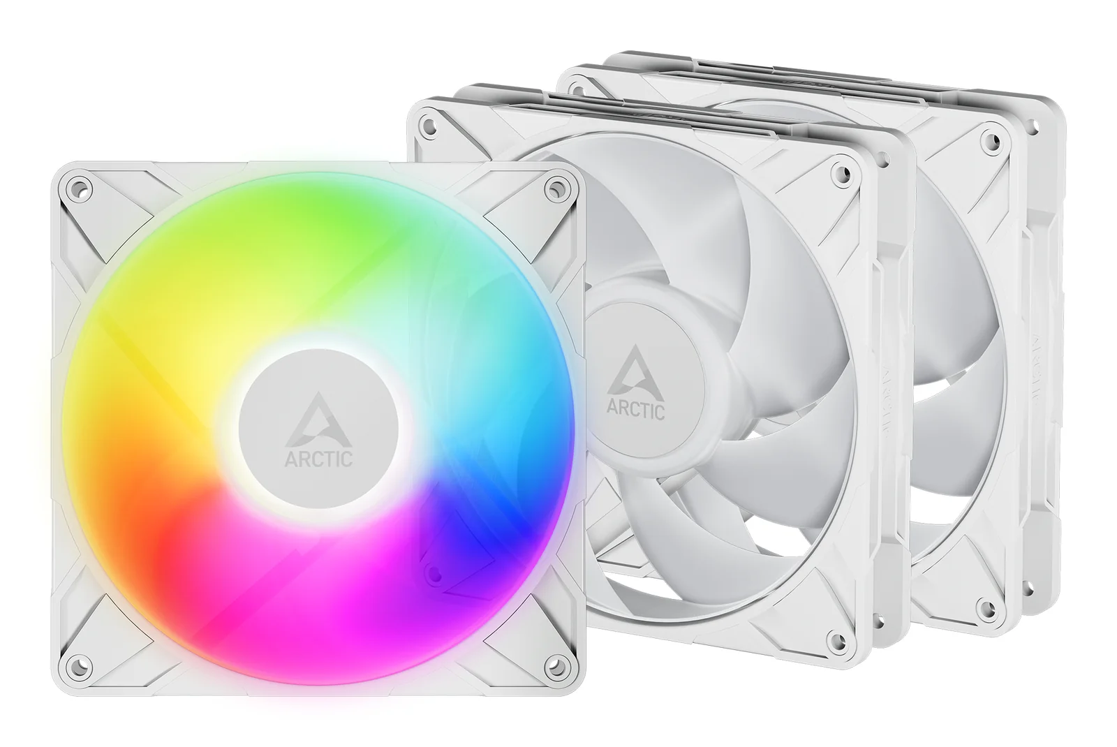 ARCTIC Freezer P14 Pro A-RGB (White) - 3 Pack