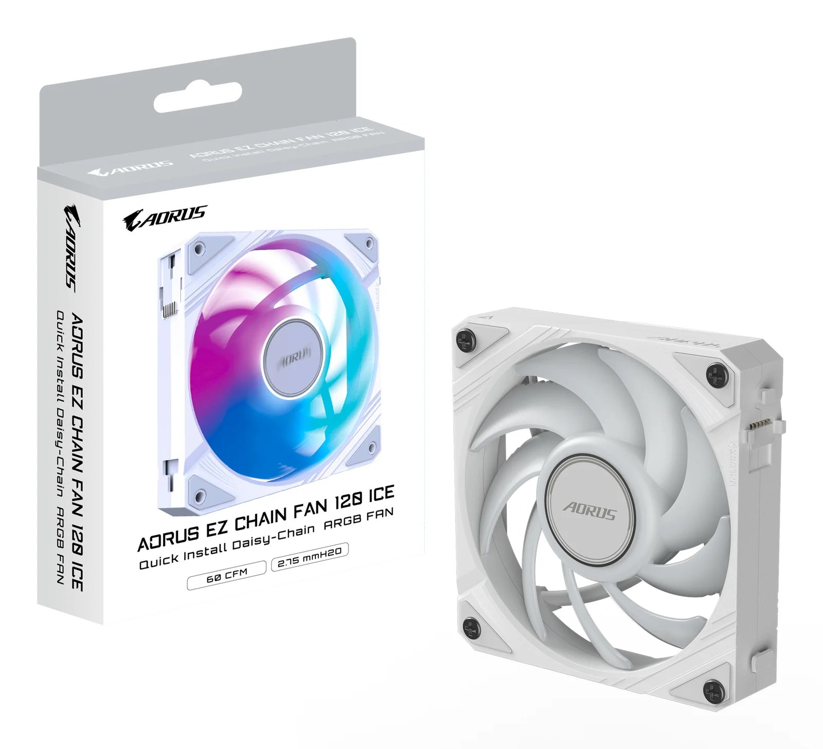GIGABYTE AORUS EZ CHAIN FAN 120 ICE