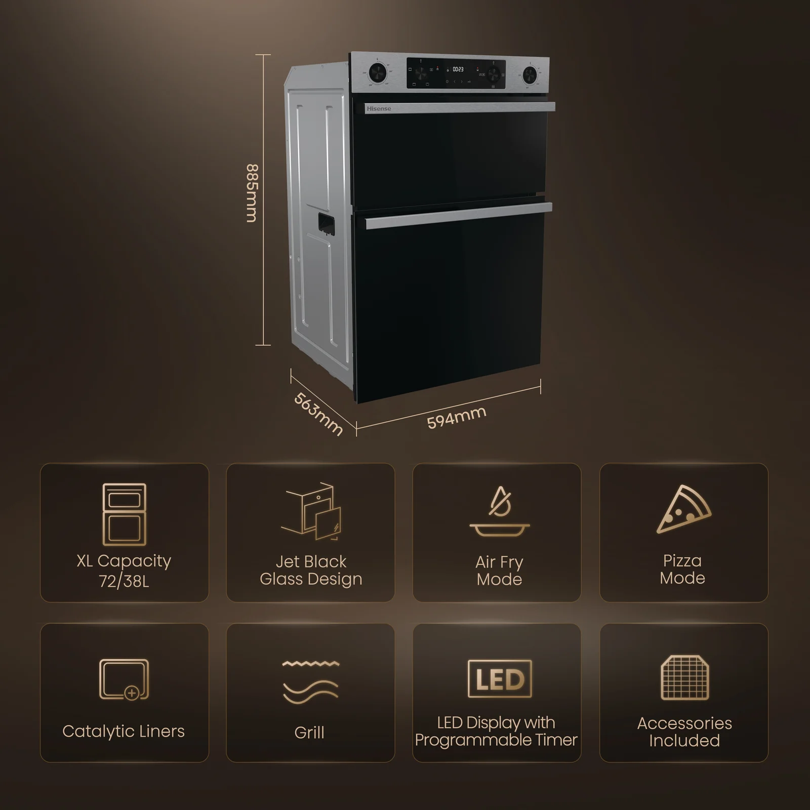 Hisense BID914221CX oven