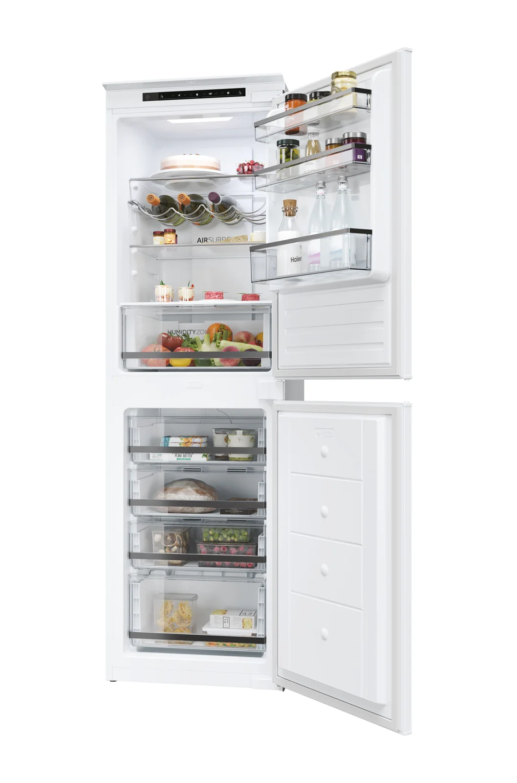 Haier HB50T618FMK* 242L Integrated Fridge Freezer