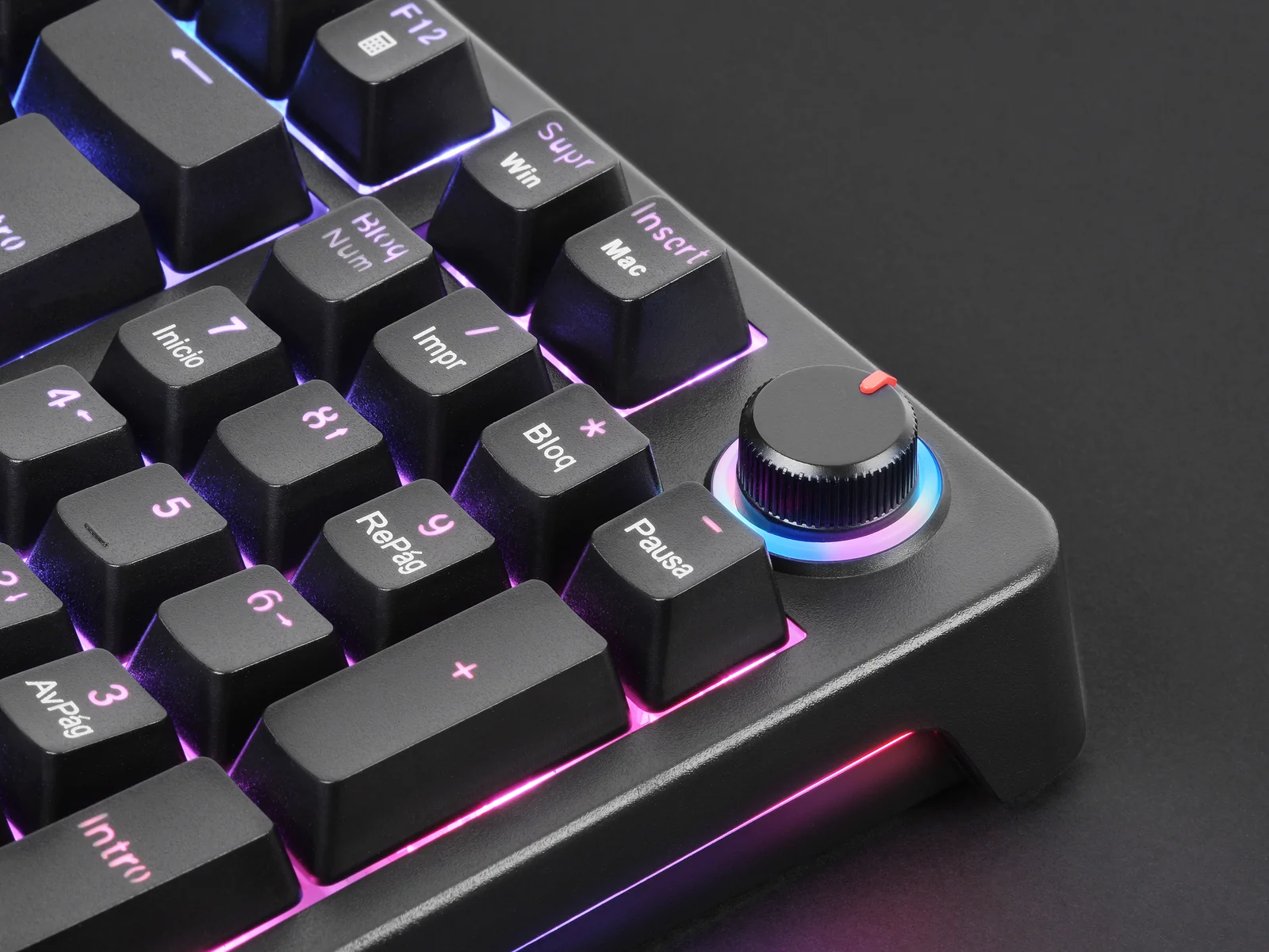 Mars Gaming MKPROYFR Keyboard Black, French