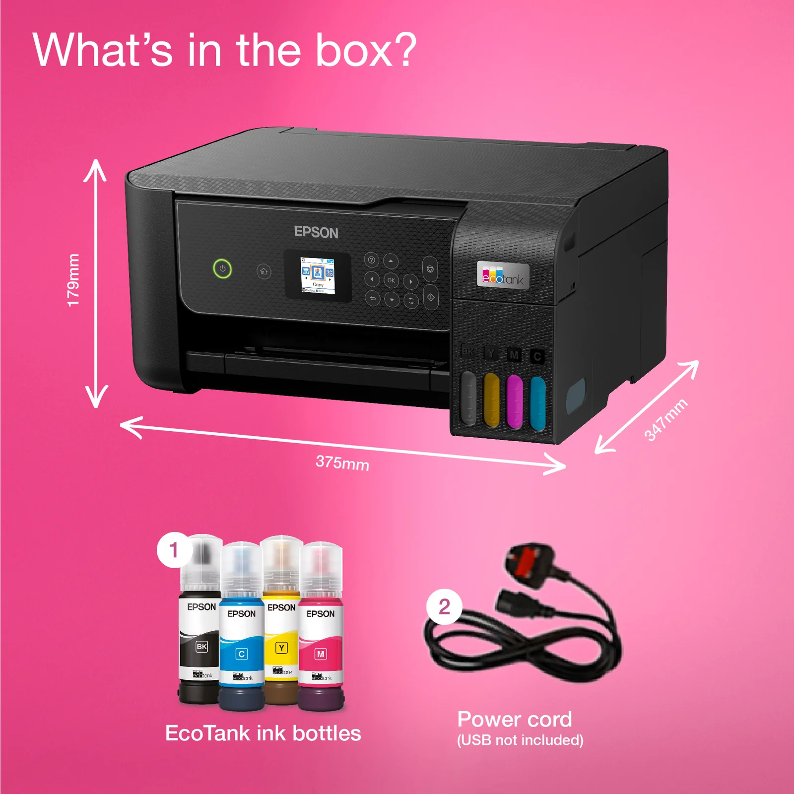 Epson EcoTank ET-2871 Inkjet Printer
