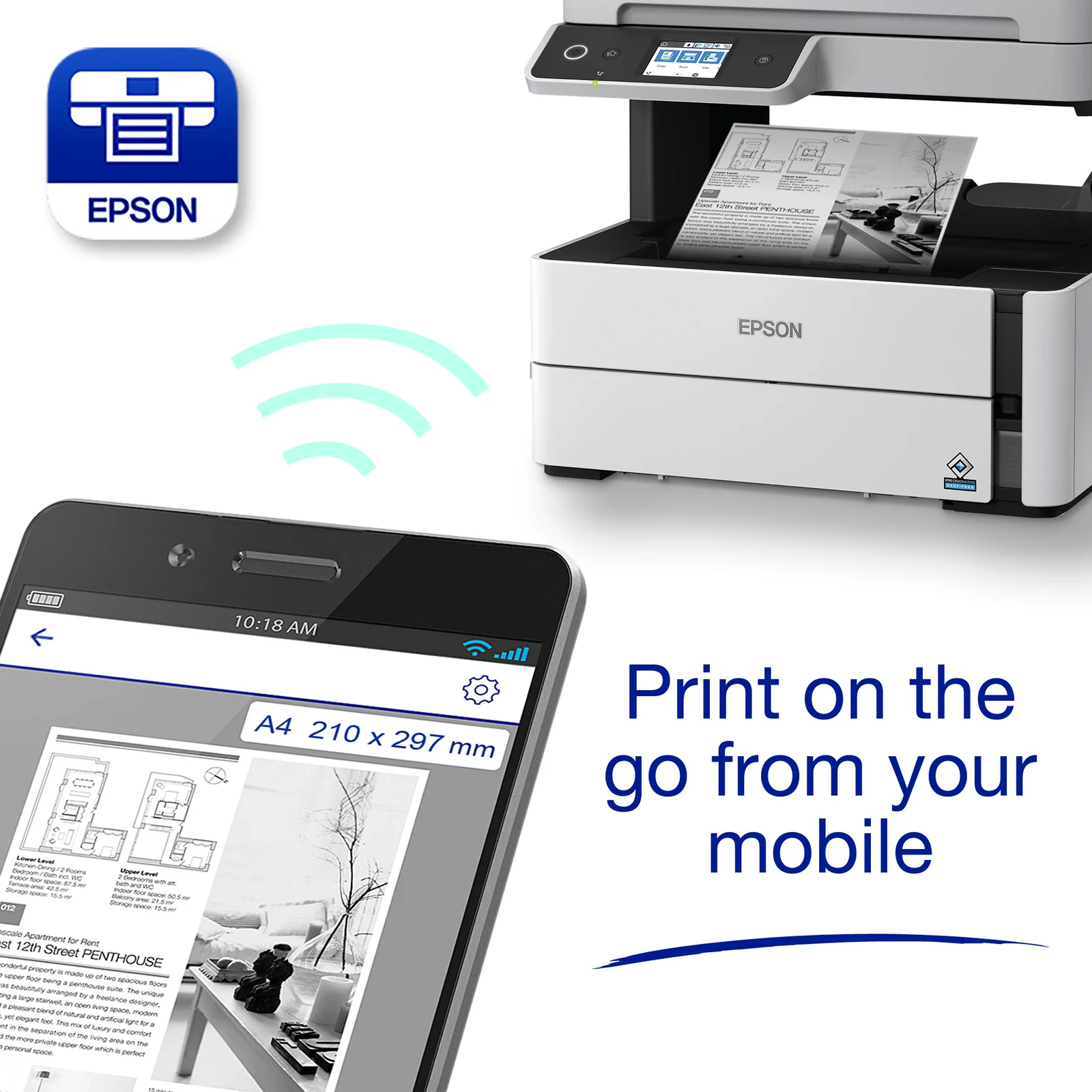 Epson EcoTank ET-M3180 Printer