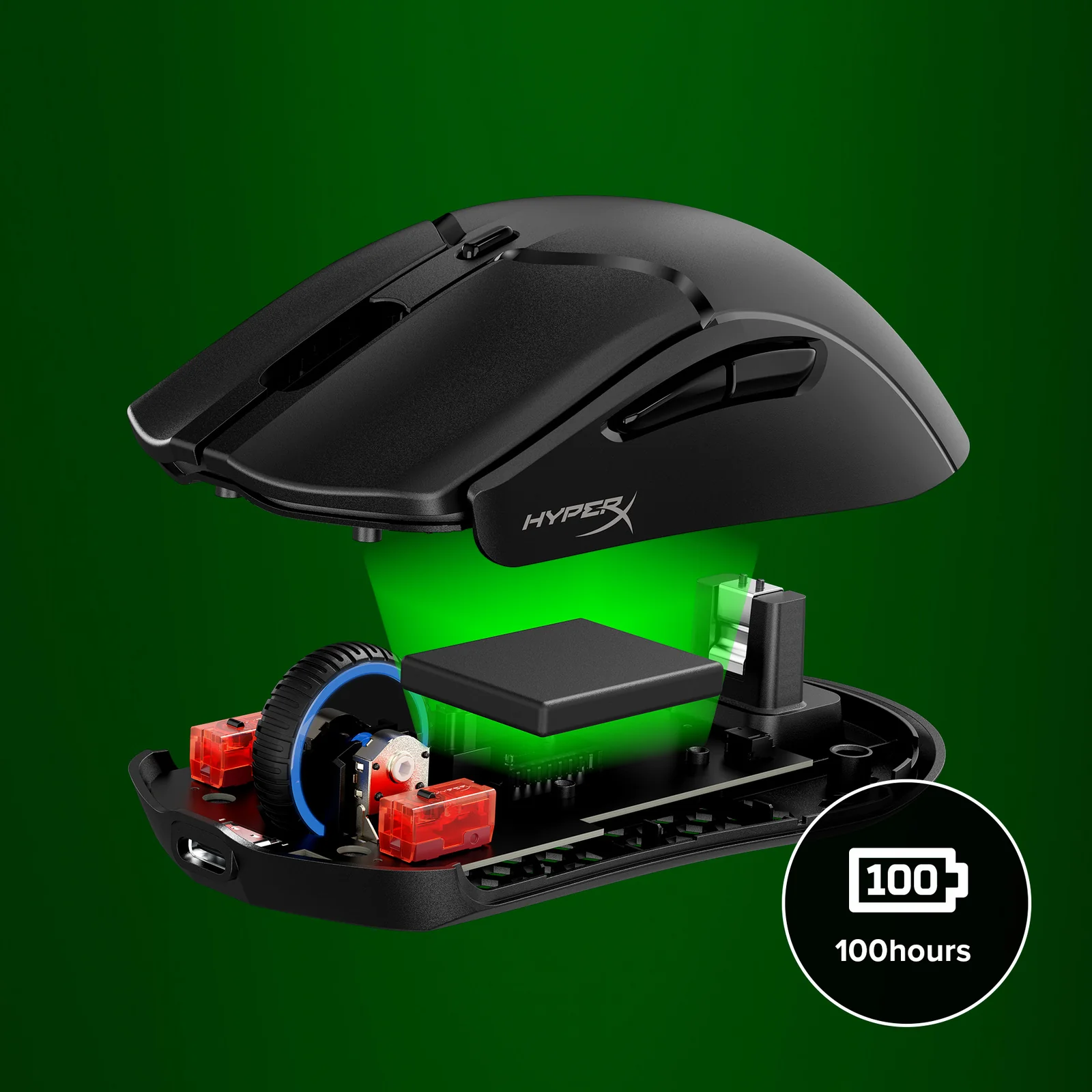 HyperX Pulsefire Haste 2 Mini Wireless Black Gaming Mouse