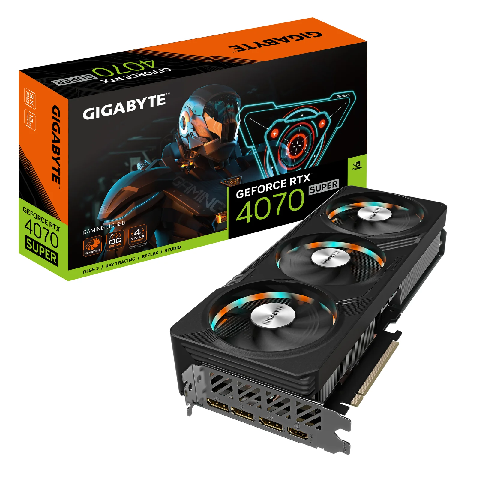 GIGABYTE GAMING GeForce RTX 4070 SUPER OC 12G