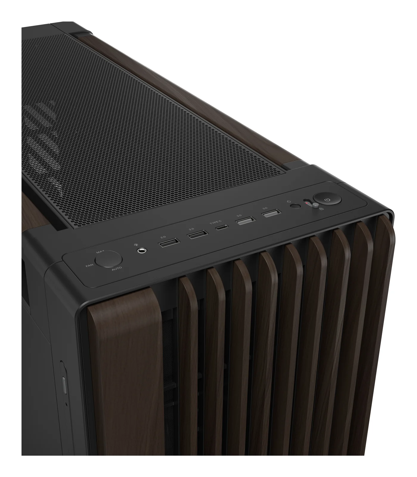 ASUS ProArt PA602 Wood Edition Modern Black Metal Panel PC Case