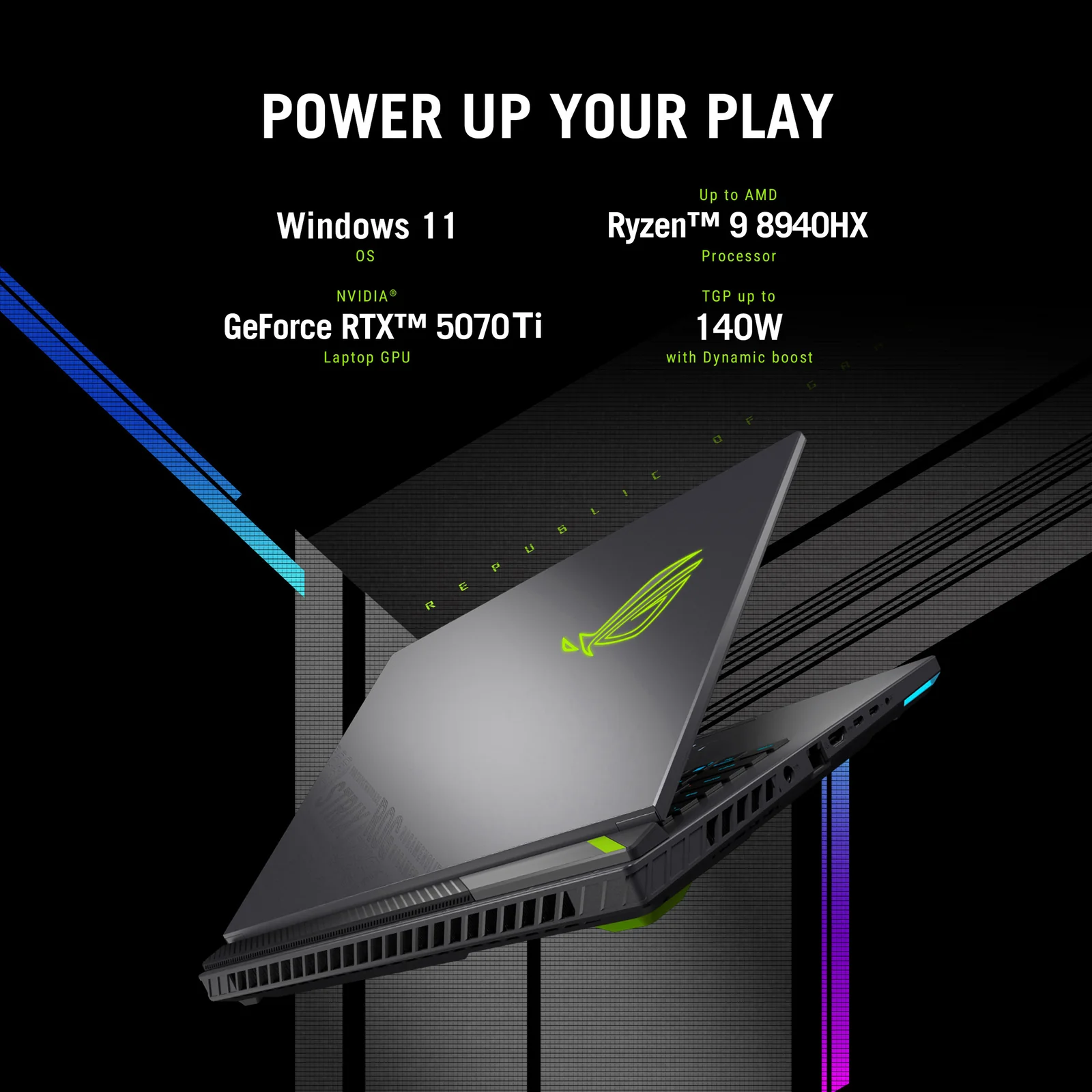 ASUS ROG Strix G16 G614PR-RV081W 16", AMD Ryzen 9 8940HX, 32GB RAM, 1TB SSD