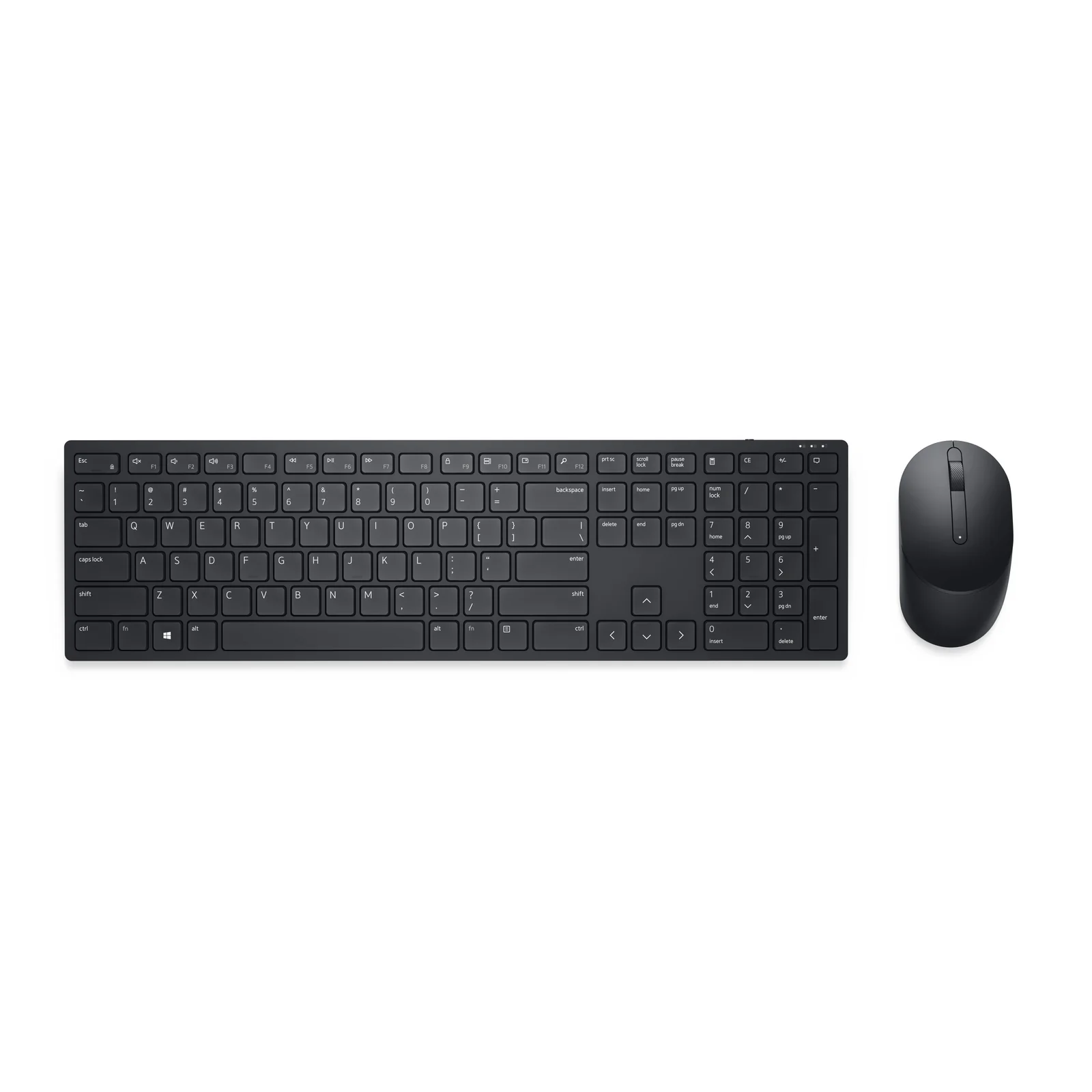 DELL KM5221W Wireless Keyboard & Mouse Black, US English