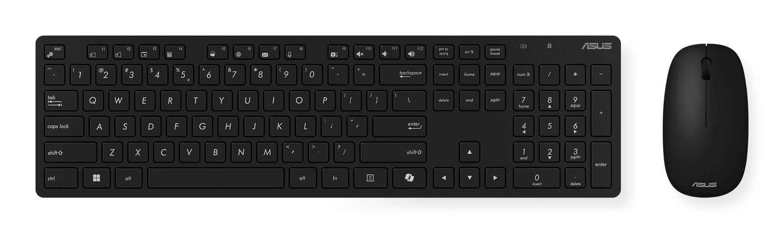 ASUS W5000 Wireless Keyboard & Mouse Black