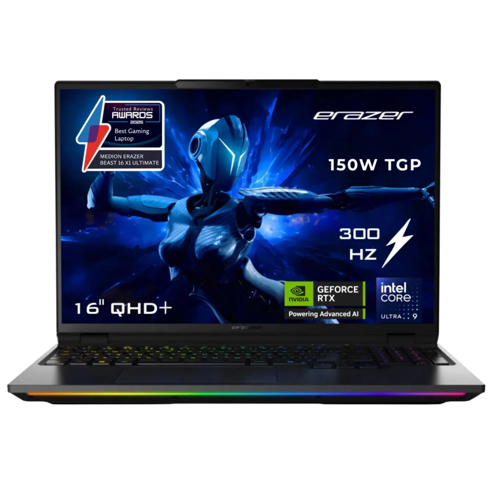 ERAZER Beast 16 X10 (MD 600093) UK 16", Intel Core Ultra 9 290HX Plus, 64GB RAM, 2TB SSD