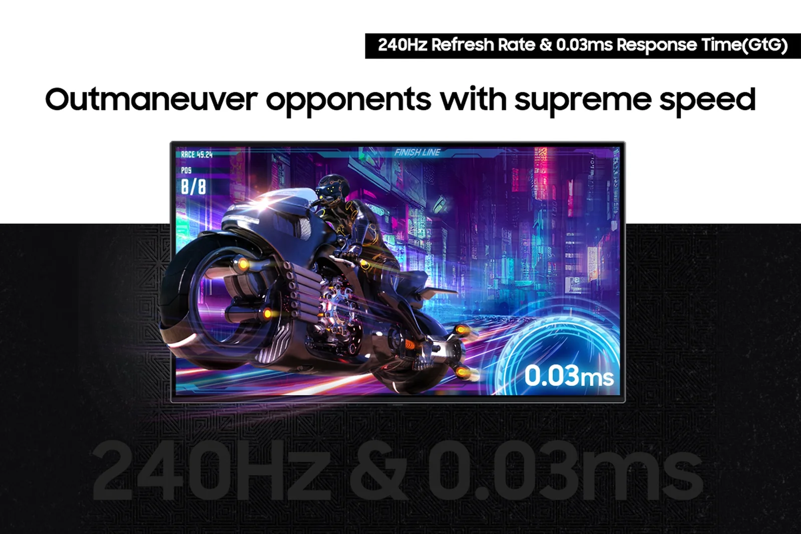 Samsung S32DG802SU 32" 4K UHD OLED 240Hz Monitor
