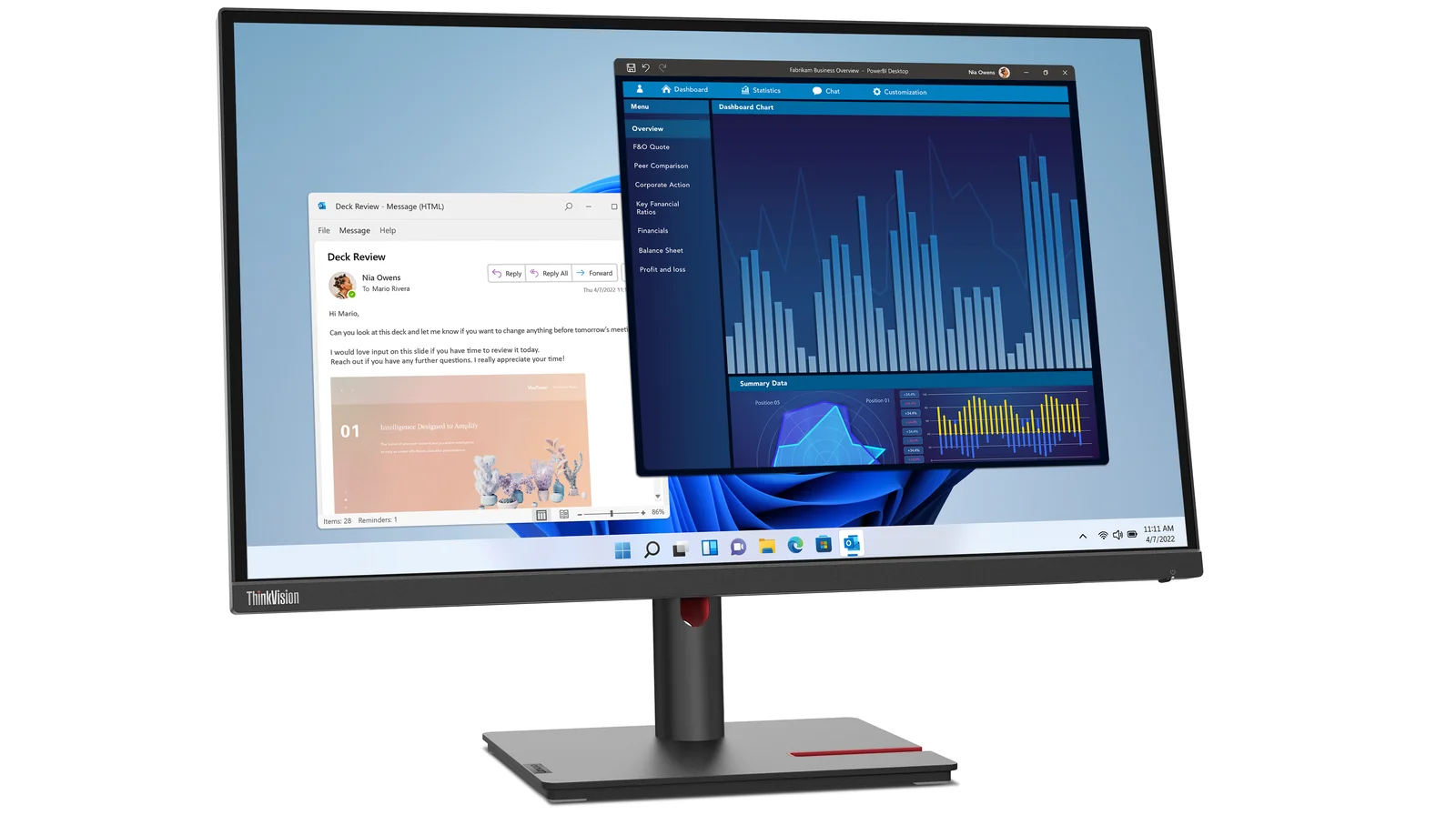 Lenovo T27p-30 27" 4K UHD IPS Monitor