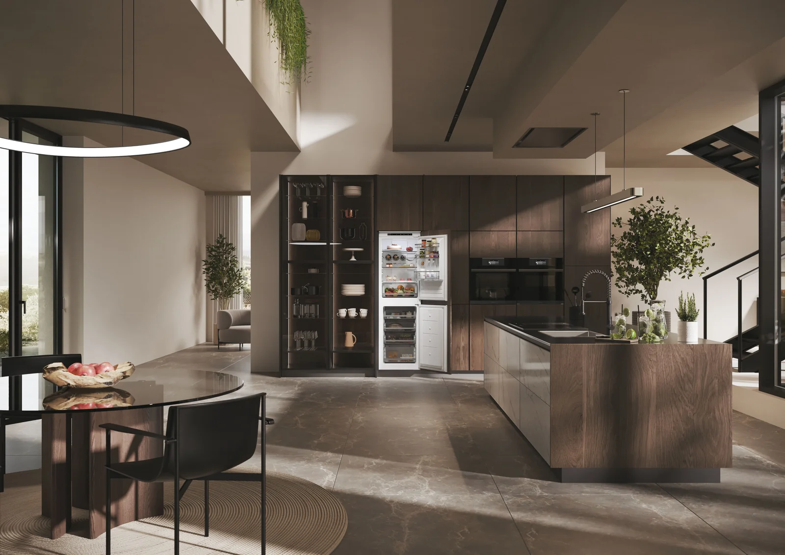 Haier HB50T618FMK* 242L Integrated Fridge Freezer