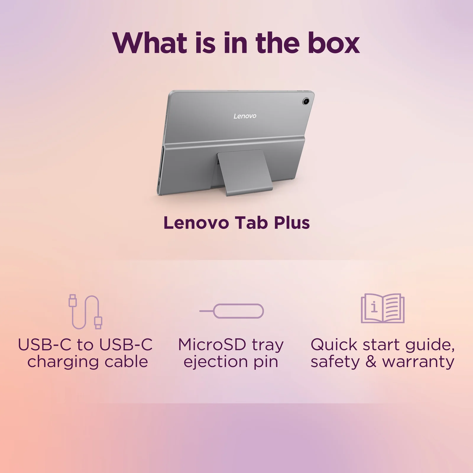 Lenovo Tab Plus 128GB Grey