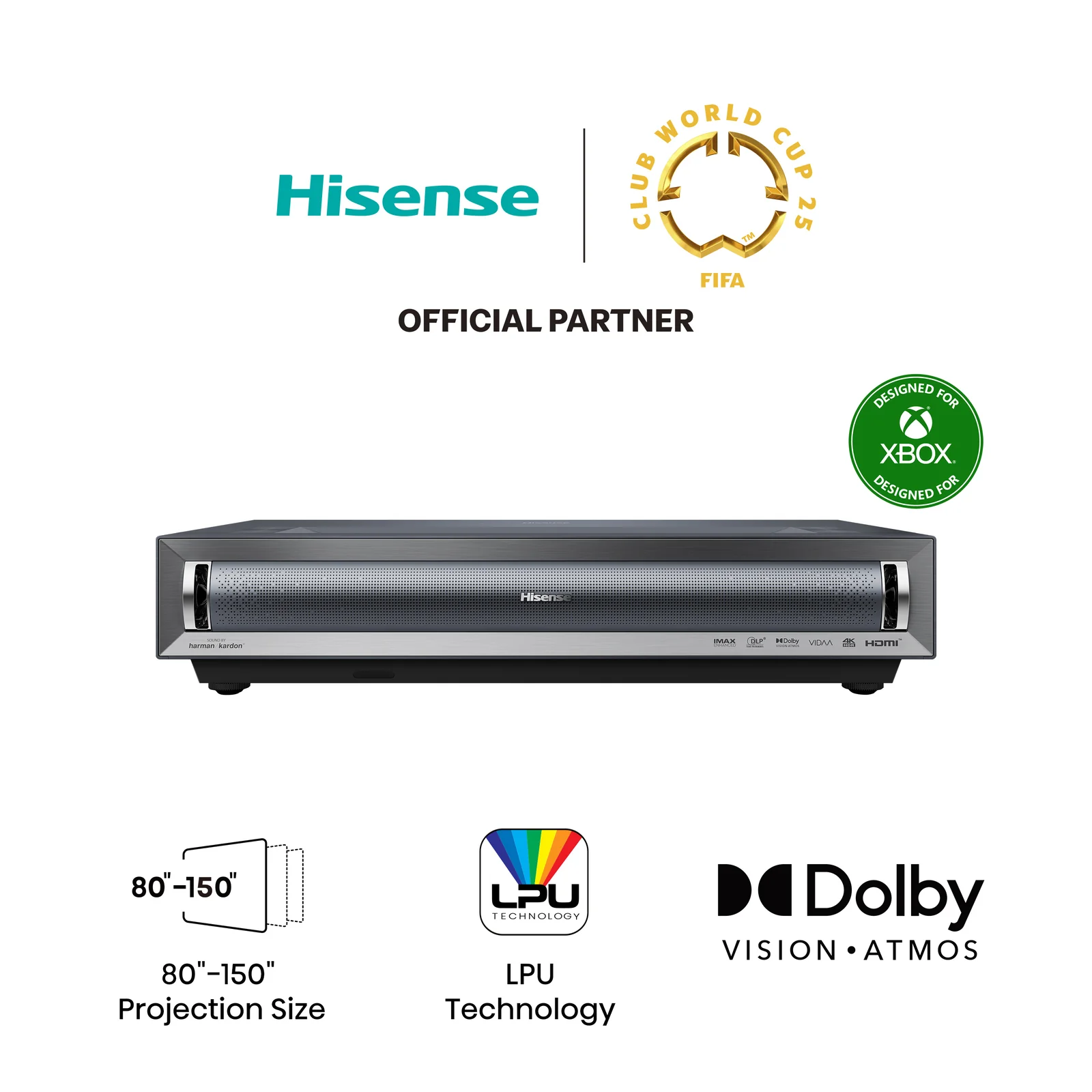 Hisense PX3TUK 4K Projector