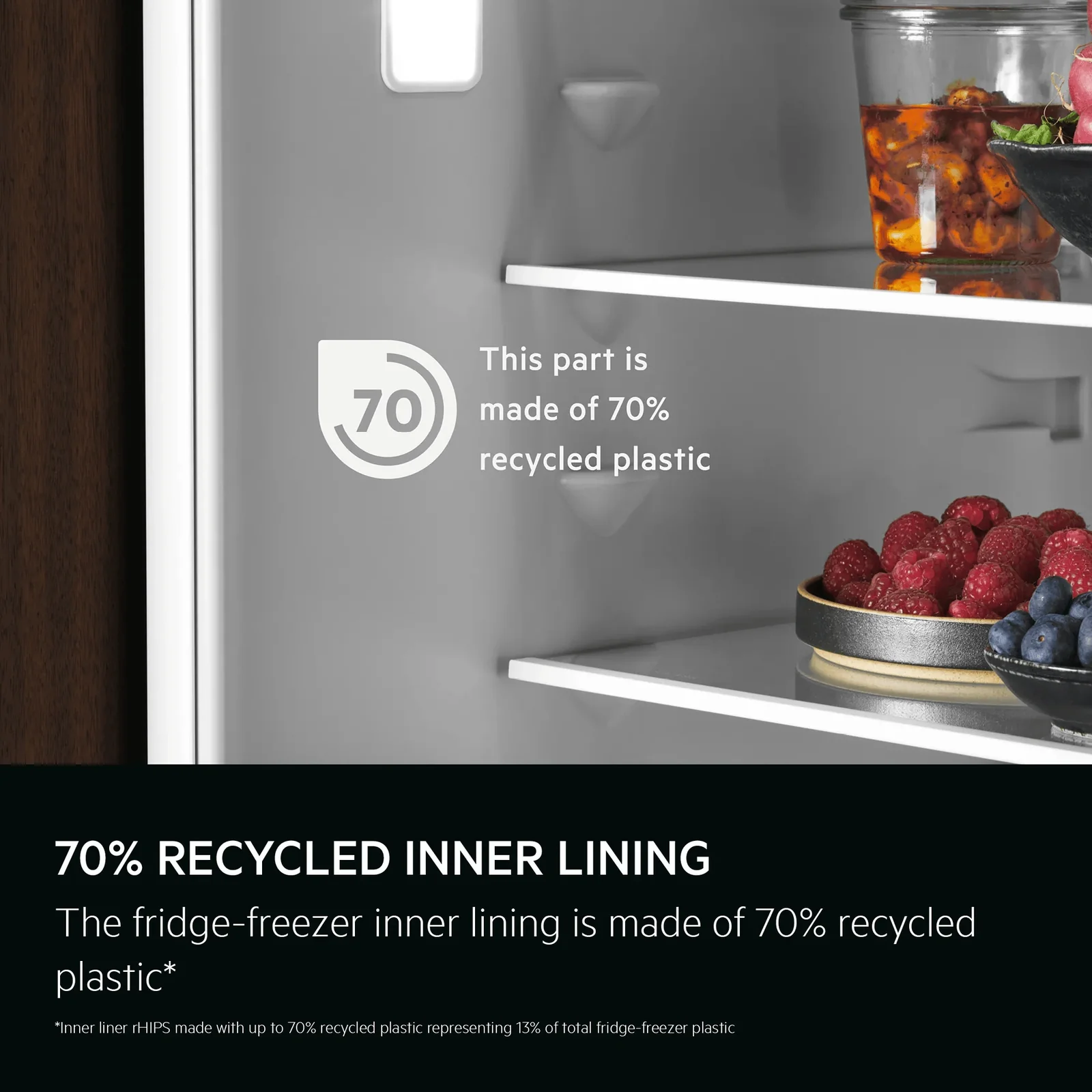 AEG Series 6000 NSC6L185ES 262L Integrated Fridge Freezer