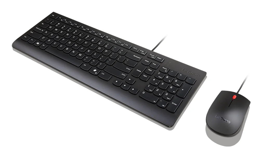 Lenovo Essential Wired Combo (ES 172) Keyboard Black, Spanish