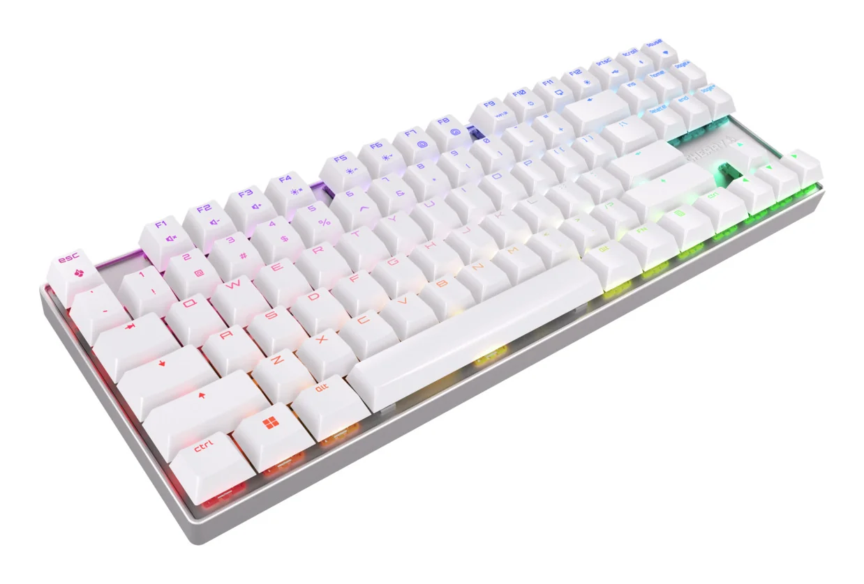 CHERRY MX 8.2 TKL Wireless RGB Keyboard White, German