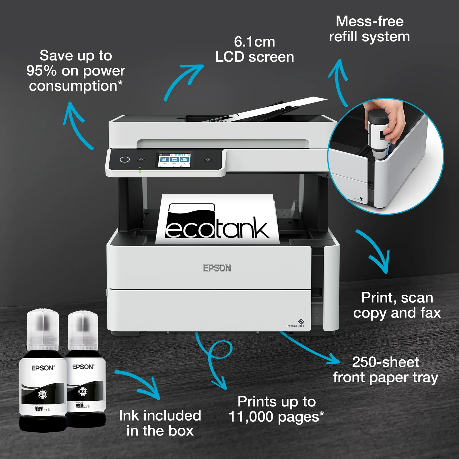 Epson EcoTank ET-M3180 Printer