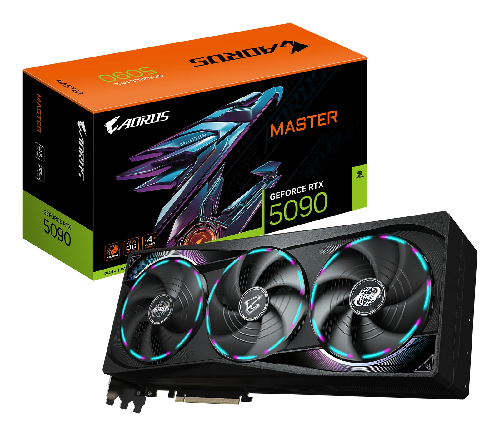 GIGABYTE AORUS GeForce RTX 5090 MASTER 32G