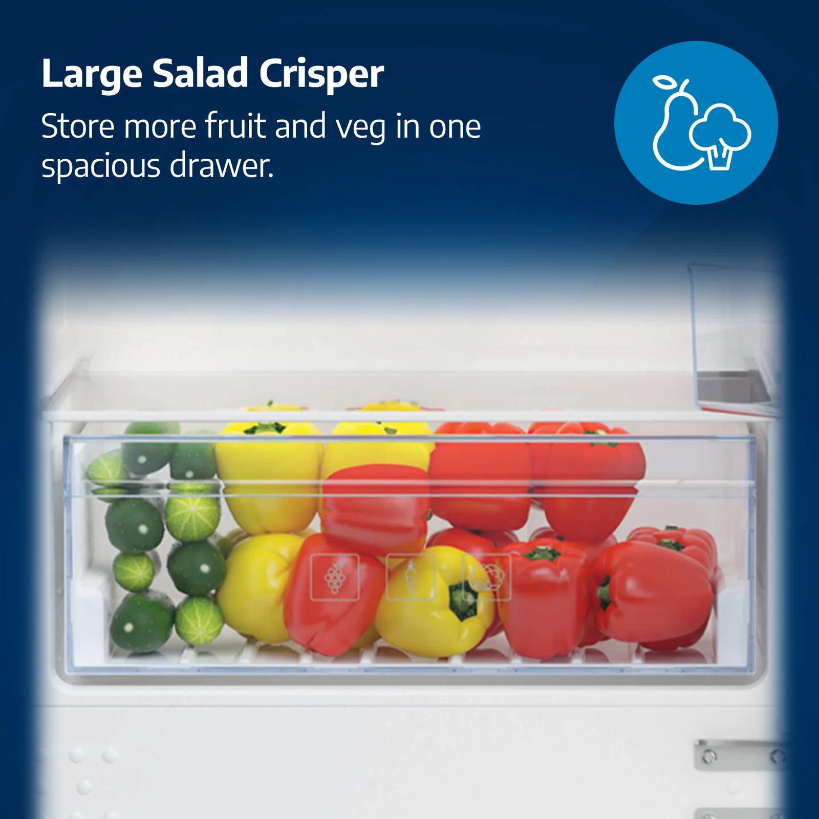Beko BCFD473 262L Integrated Fridge Freezer