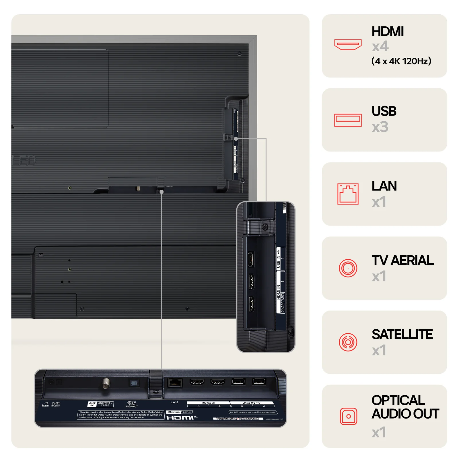 LG OLED65G45LW.AEK 65" 4K Smart TV