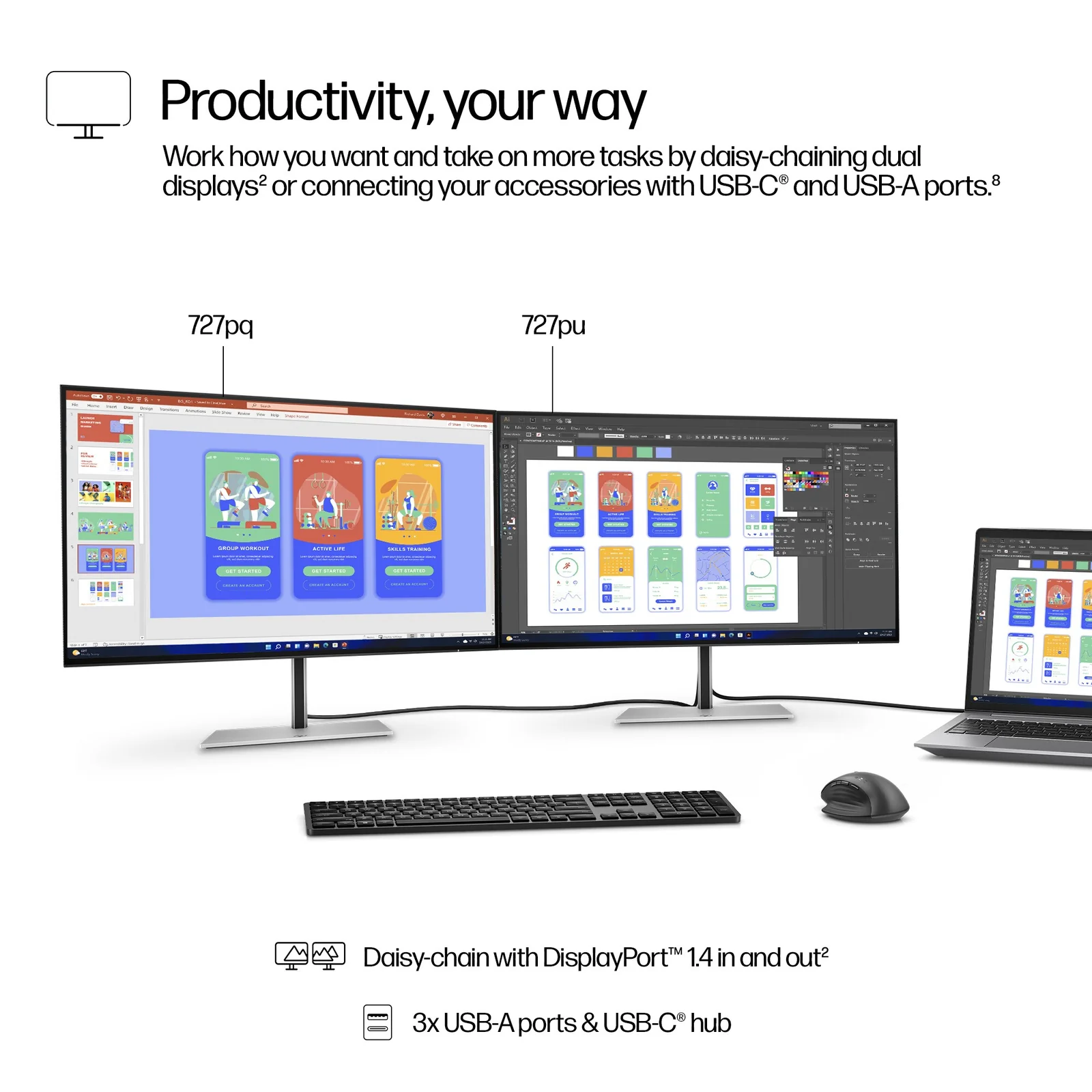 HP Series 7 Pro 27" QHD IPS 120Hz Monitor