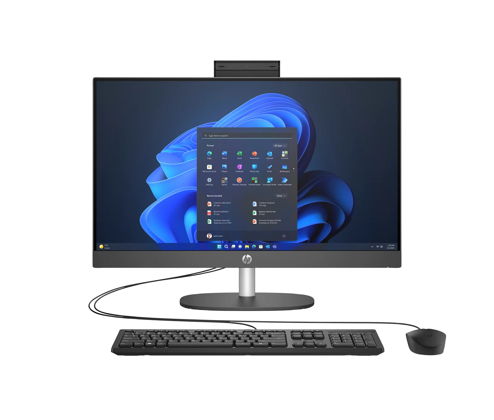 HP ProOne 240 G10 23.8" All-in-One, 8GB RAM, 512GB SSD