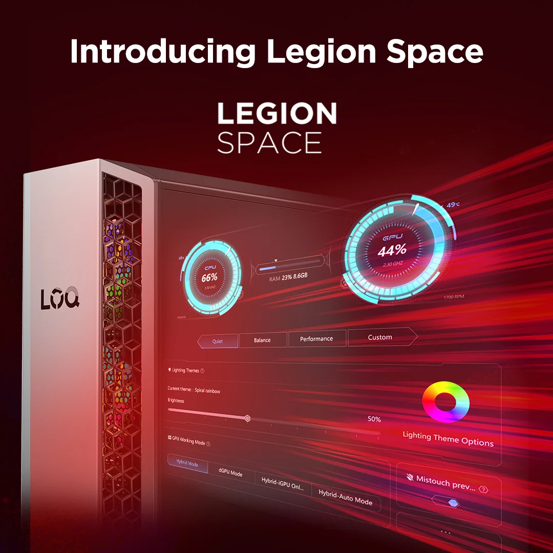 Lenovo LOQ Tower 26ADR10, 16GB RAM, 1TB SSD
