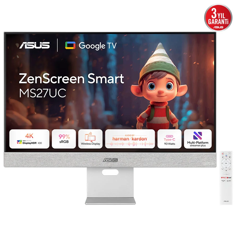 ASUS MS27UC 27" 4K UHD IPS Monitor