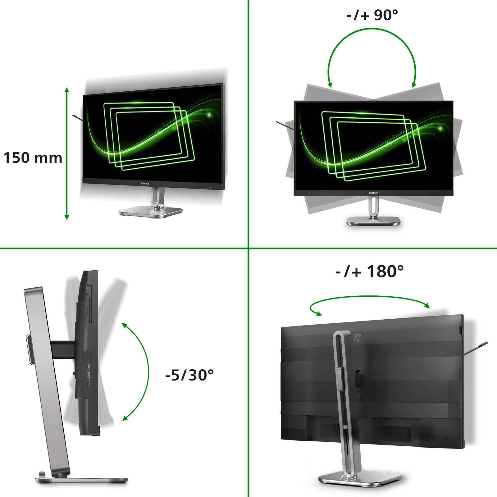 Philips 27B2G5500/00 27" QHD IPS 100Hz Monitor