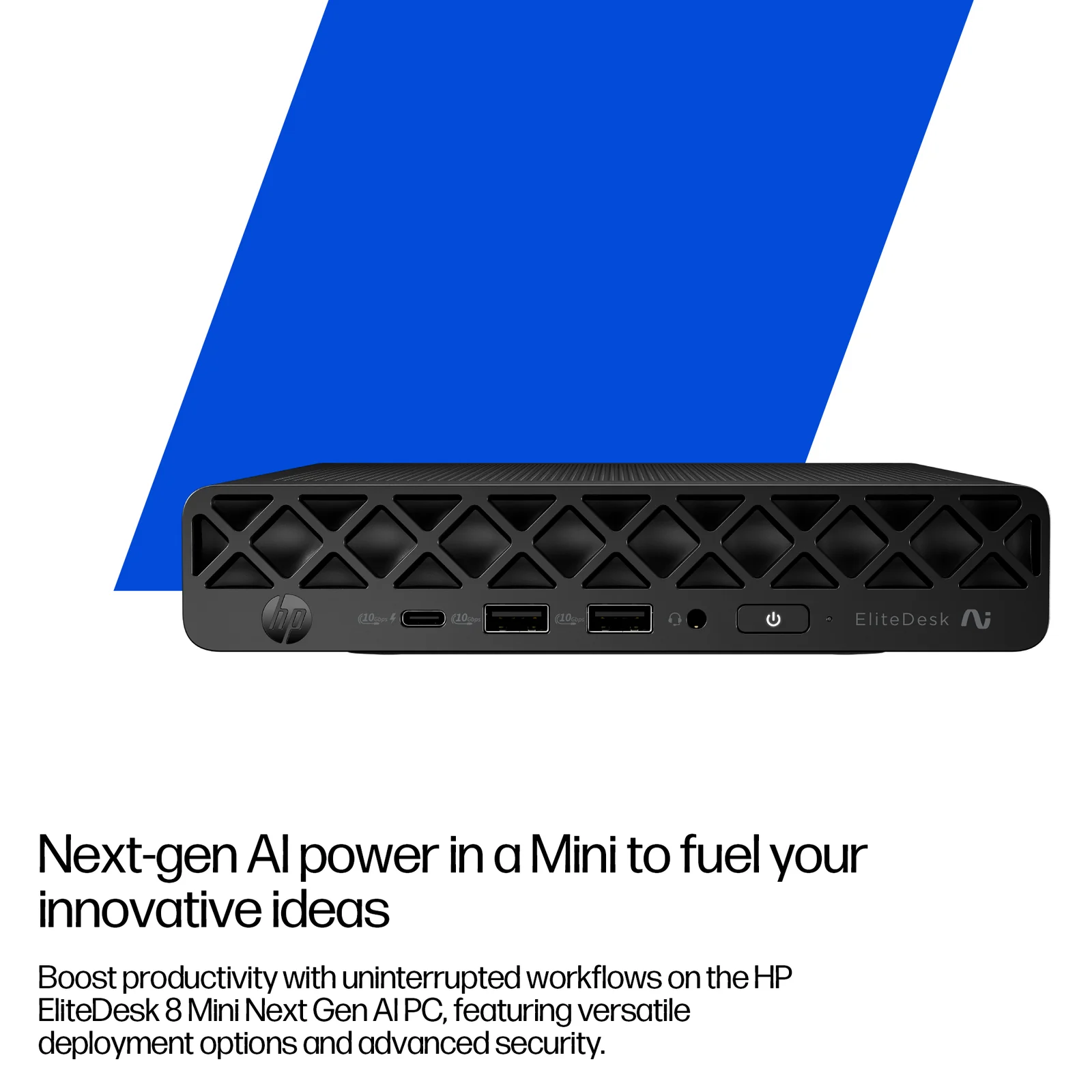 HP EliteDesk 8 Mini G1a Desktop Next Gen AI, 24GB RAM, 1TB SSD