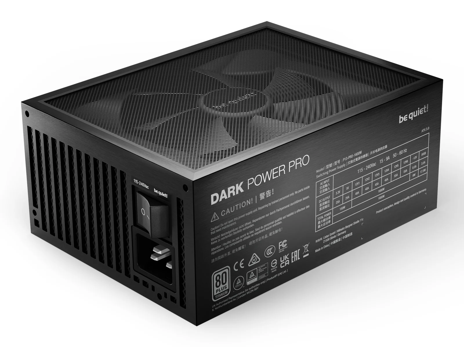 be quiet! Dark Power Pro 13 1600W Power Supply