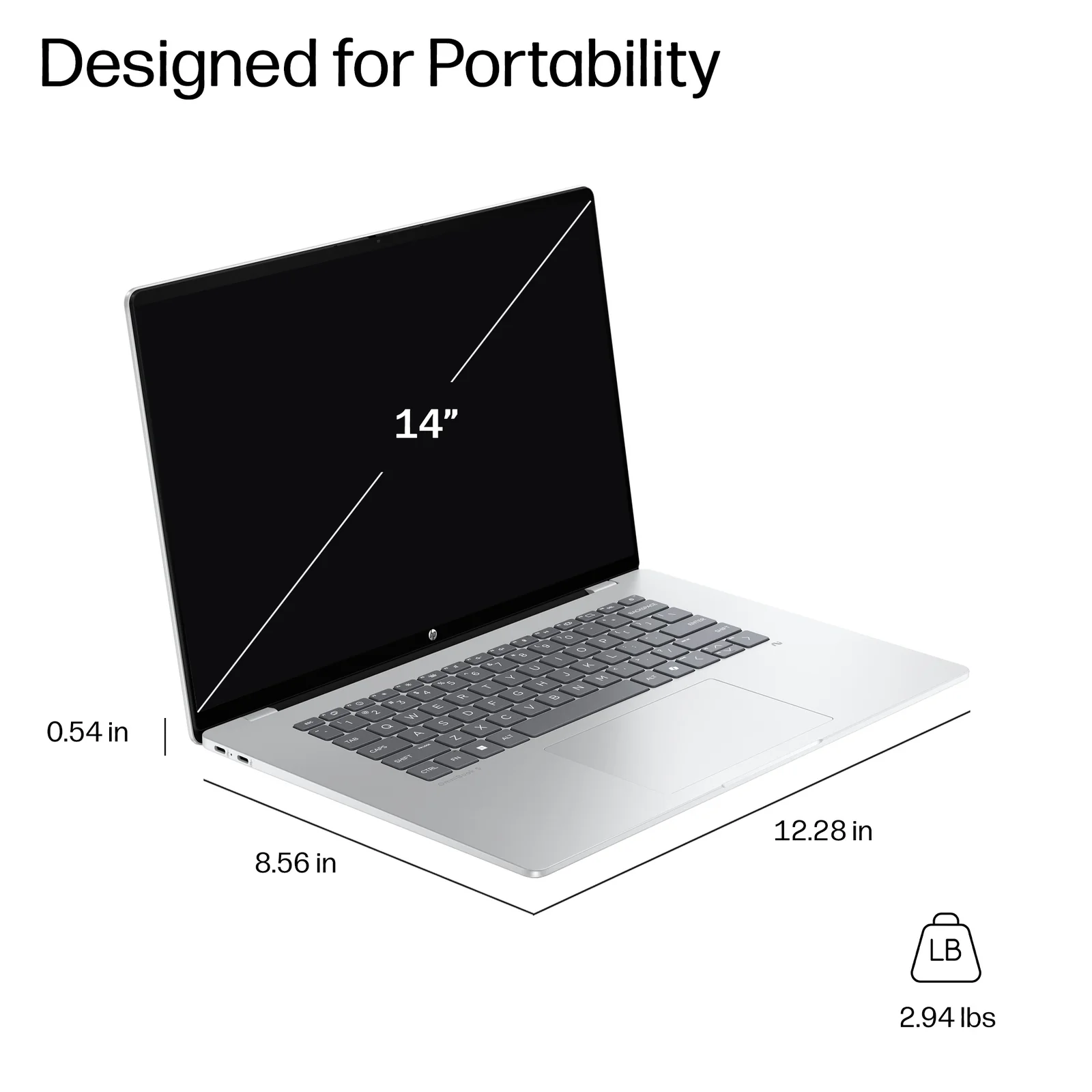 HP DQ8M7EA laptop 14", 16GB RAM, 1TB SSD