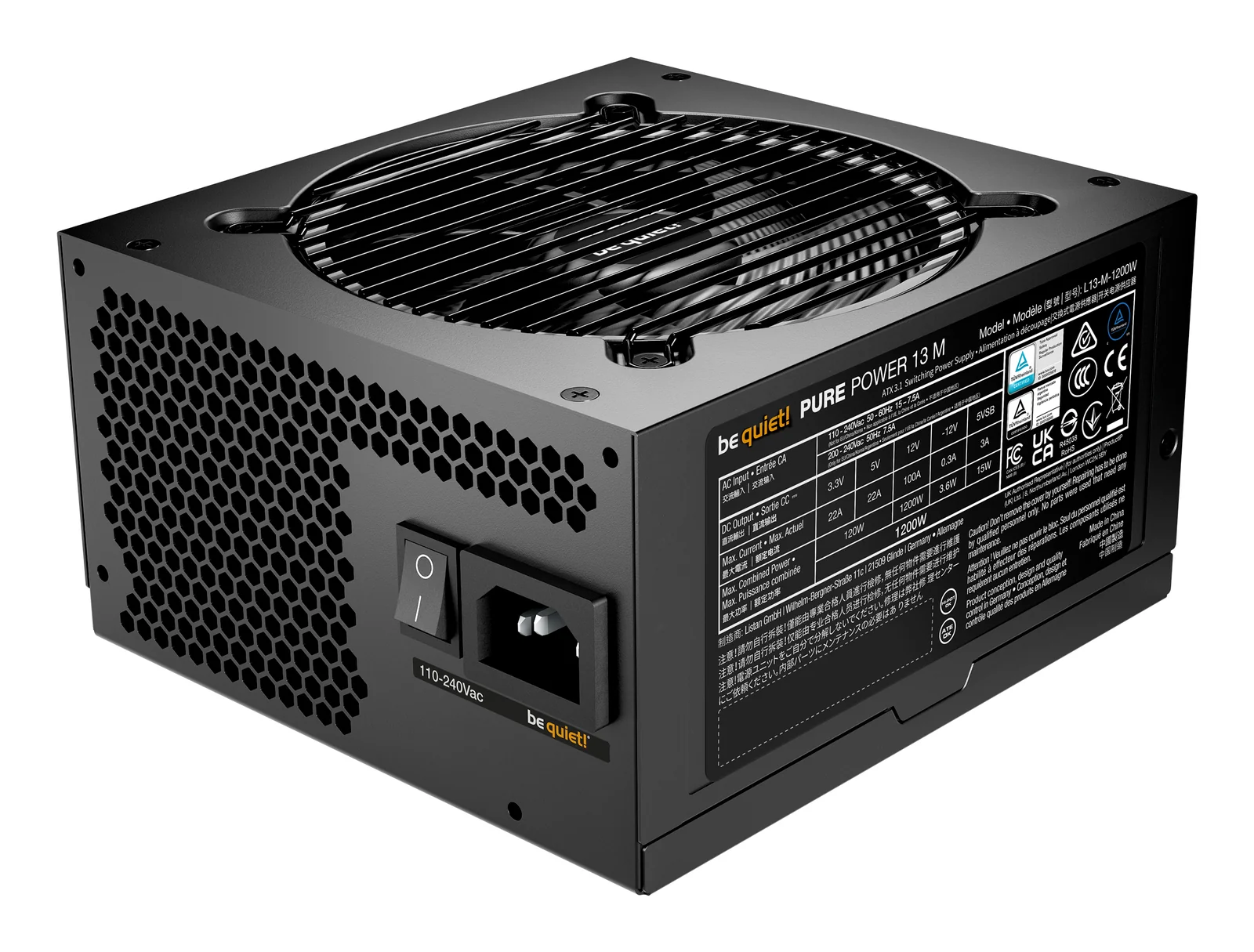 be quiet! Pure Power 13 M | 1200W Power Supply